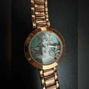 Gold Watch with Ariel